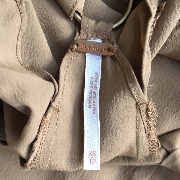 Free People Sleeveless Tunic with Decorative Ring Cut Out Design in Front & Back - Picture 8 of 10